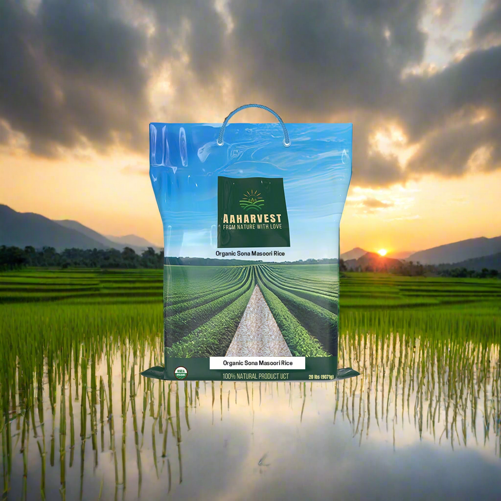 Organic Sona Masoori Rice - 20lb